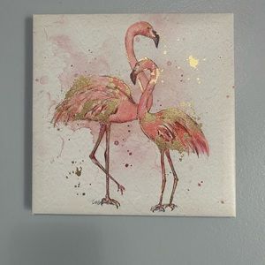 Flamingo 3 set canvas